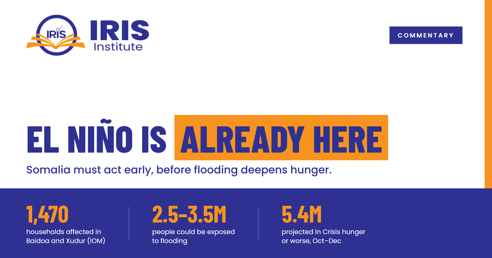 El Niño Is Already Here: Somalia Needs Early and Collective Action